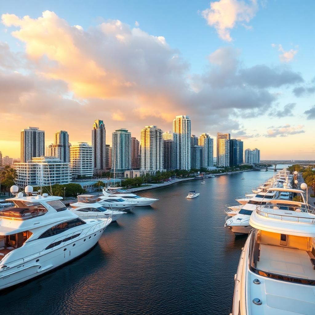 Fort Lauderdale, FL skyline — flyer delivery and door hanger distribution covering every neighborhood in the Venice of America