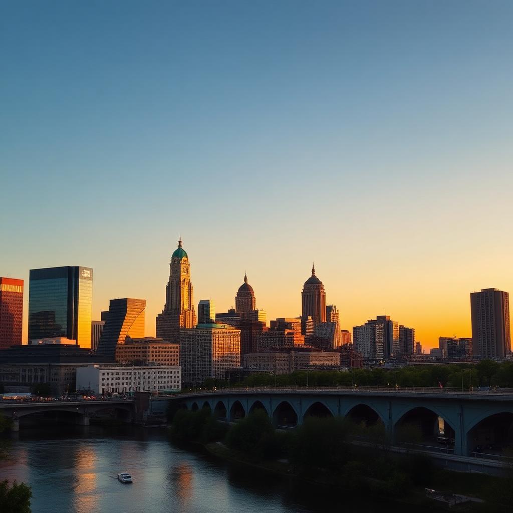 Grand Rapids, MI skyline — flyer delivery and door hanger distribution covering every neighborhood in GR / Beer City USA