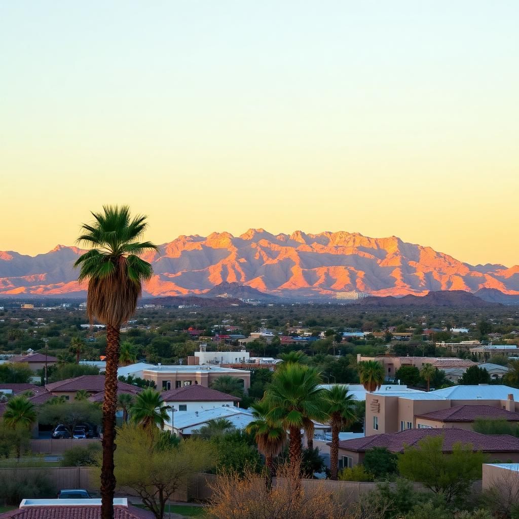 Mesa, AZ skyline — flyer delivery and door hanger distribution covering every neighborhood in the City of Mesa