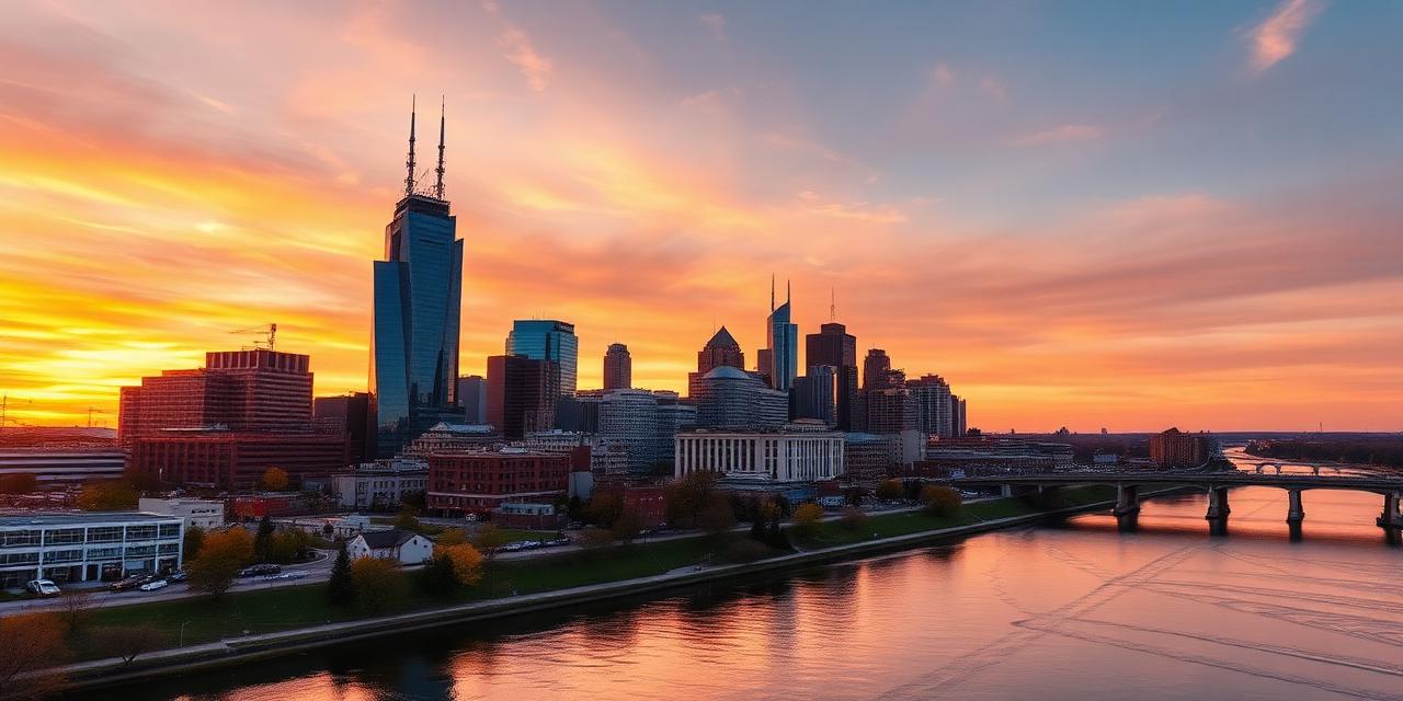 Nashville skyline — flyer delivery and door hanger distribution serving every neighborhood in Nashville, Tennessee