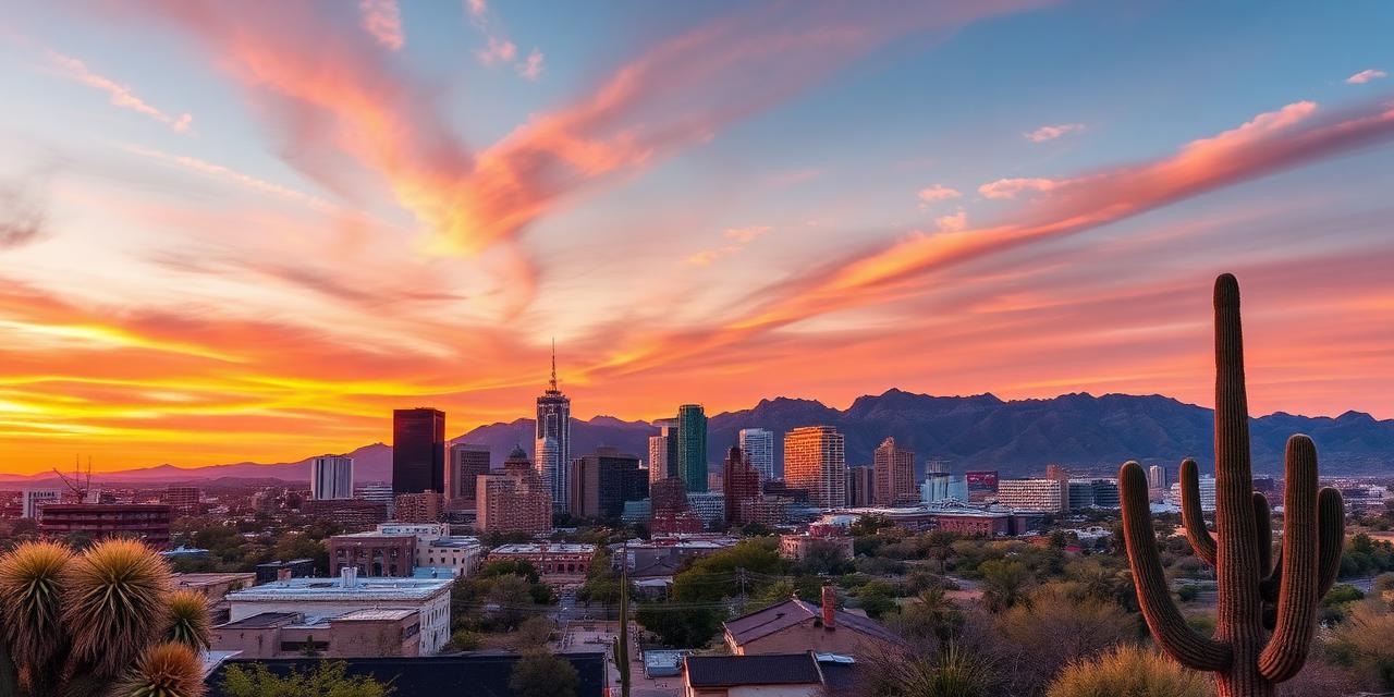 Tucson skyline — flyer delivery and door hanger distribution serving every neighborhood in Tucson, Arizona
