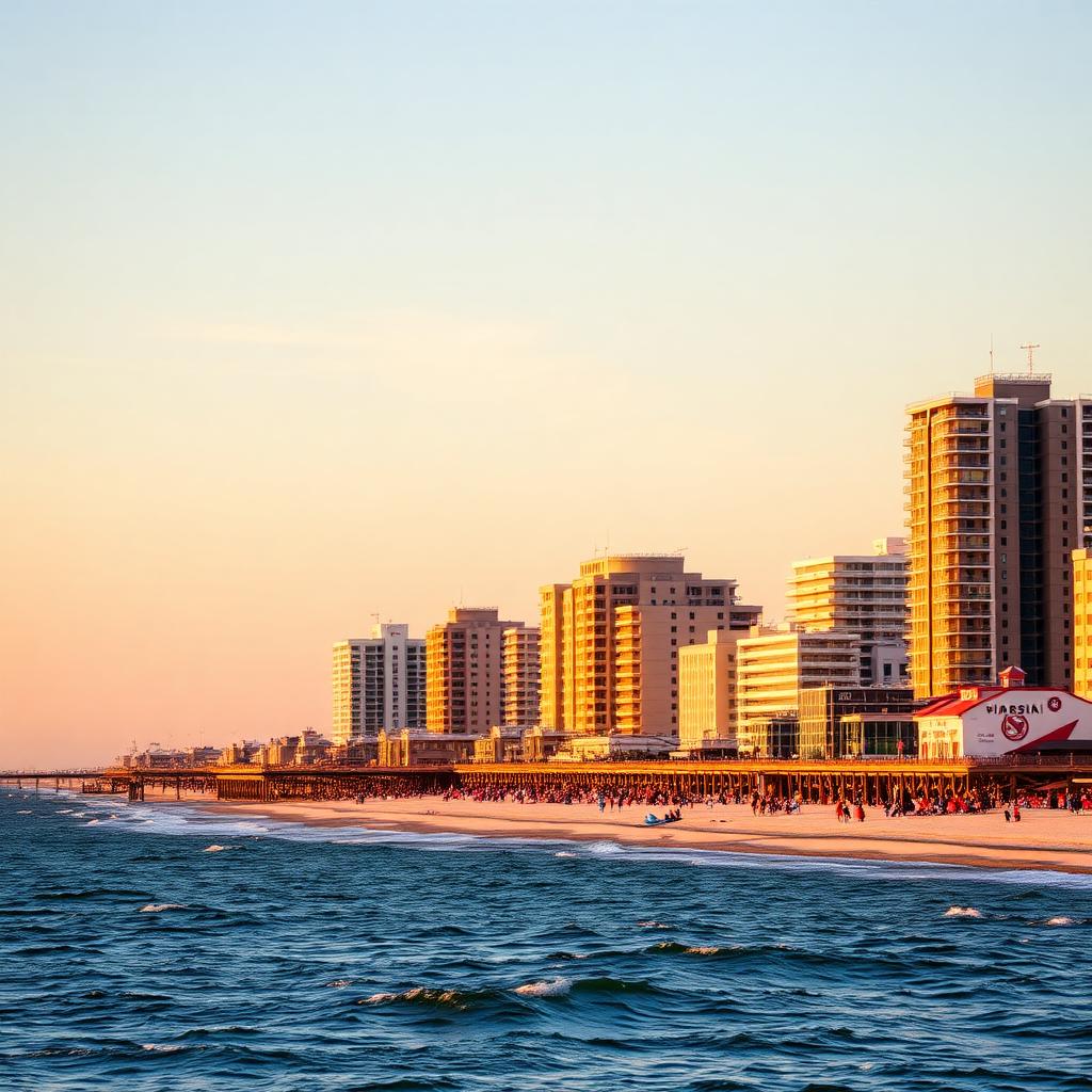 Virginia Beach, VA skyline — flyer delivery and door hanger distribution covering every neighborhood in VB